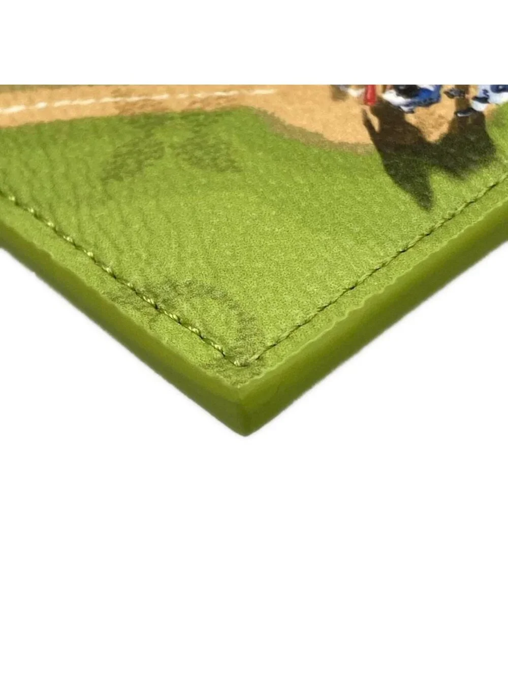 Louis Vuitton Coin Card Holder Baseball Green Stadium